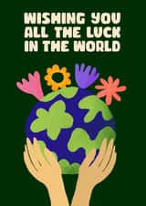 Wishing you all the luck in the world created by Jive Prints