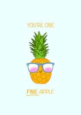 One Fine-Apple, Pineapple Love Card created by Artzen Island