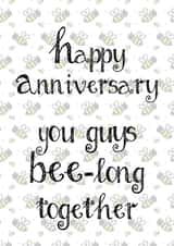 Bee-long Together Anniversary Card created by Octavian Creative