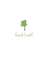 Good Luck Clover Encouragement Card created by Violet Owen Designs
