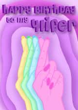 4lifer's Birthday Love created by sluggish designs.