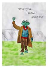 Breakfast Club frog card created by ME Illustrations