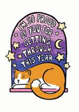 So Proud of You Cat Card created by Kate Wand