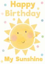 My Sunshine Birthday Card for Kids created by Rainbow Bee Creations