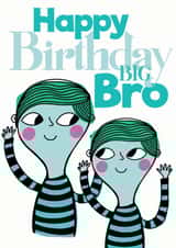 Big Bro Birthday Card for Kids created by Elnup