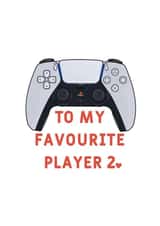 Favourite Playstation Player, Love Card created by HURRICANE REMI