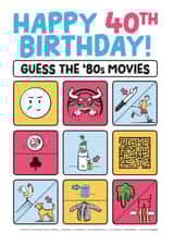 Happy 40th Birthday! Guess the '80s movies! created by Daniel Benney