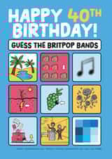 Happy 40th Birthday! Guess the Britpop bands created by Daniel Benney