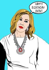 Moira Schitts Creek Happy Birthday created by Olivia Dimery