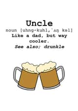 Cool Uncle Definition created by Vivid Variations