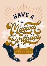 Crystal Ball Birthday Card created by Jessica Molina