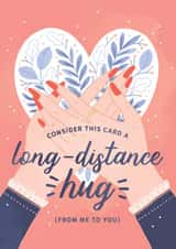 Long Distance Hug created by Paper Raven Co.