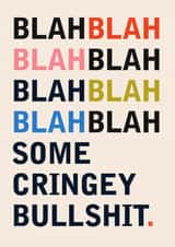 Cringey Funny Nihilist Birthday Congratulations Card created by Betiobca