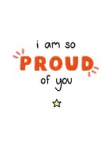I am so Proud of You congratulations card created by Liv Groves Illustration