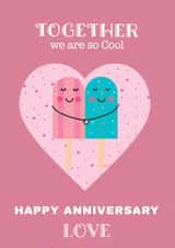 Cool Together, Ice Lolly Anniversary card created by Ziwi Studios