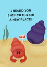 Shelled Outcon New Home card created by Hare and Bear Design