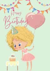 Sweet Birthday Girl Card created by É-STYLUXE STATIONARY