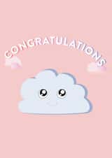 Congratulations Cloud Card created by The R Creation