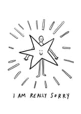I am really sorry, doodle card created by it's bad art