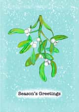 Christmas Wishes for Lots of Snowy Mistletoe Kisses! created by Nina Modray