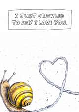 I love You, Valentine Bug Card created by JOKstudios