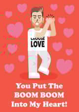 You Put The Boom Boom Into My Heart - Valentines Day Card created by Studio Boketto