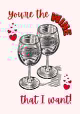 You're the wine that I want created by Custom Card Co Shop