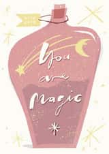 Beautiful Heartfelt Card - Potion bottle - You are magic created by Yan Yu Lee