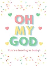 OH MY GOD Your having a baby created by BeauPrintBoutique