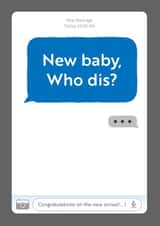 New baby who dis card 1000 created by Cardi T