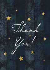 Shining stars thank you card created by Mayah Wetherell