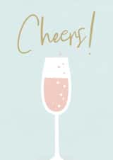 Cheers! Birthday or celebration card created by Percy & Pearl