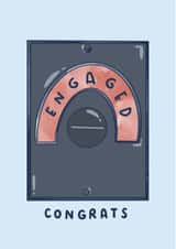 Engaged Congratulations Card created by Jammy