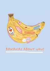 Bananas About You, Love Card created by Libby Howker