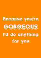 You’re gorgeous, Babybird Lyrics created by Yorkshire Pudding Designs