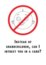 No child but birthday card gift created by Blakespeed Creations