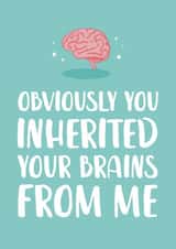 Inherited Brains, Congratulations Card created by The Cake Thief