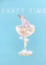 Party time polar bear celebration cocktail created by Lynsey Ravetta