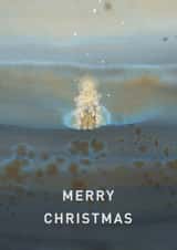 Cute Christmas Tree Christmas Card created by Yijing Li