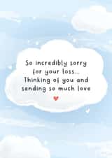 Thinking of You Sympathy Card created by Fliss Muir