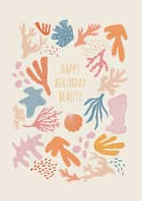 Coral Reef Happy Birthday Card created by Nicola Scott