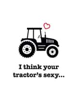 Sexy Tractor created by Blossom Paper Co