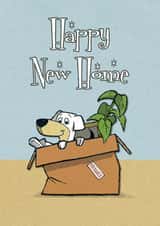 Happy New Home Puppy Card created by Chase.Illustration