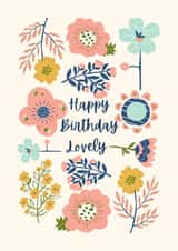 Happy Birthday Lovely! created by Custom Card Co Shop