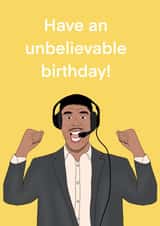 Unbelievable birthday card  created by Bethany Draws Things