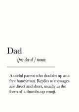 Dad Definition created by Blueberry Unicorns