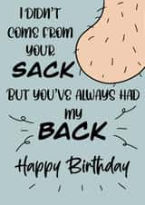 Funny Stepdad Birthday Card created by Fern Furness