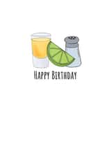 Tequila Time Birthday Card created by Little Takeover