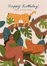 Happy Birthday! Have a wild one... created by Flourish Paperworks