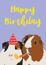 Birthday Guinea Pig Love created by Dusty Rose Lees
